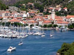 Blick auf Skradin